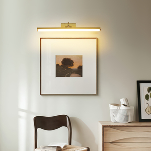 โคมไฟติดผนัง LED โมเดิร์น อลูมิเนียมอัลลอยด์ รูปทรงสี่เหลี่ยมผืนผ้า แสงวอร์มไวท์ 3500K สำหรับห้องน้ำ พร้อมสวิตช์หรี่ไฟได้ - Product Image 6
