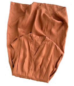 Camicia <span class=keywords><strong>da</strong></span> <span class=keywords><strong>donna</strong></span> di fascia alta in misto cotone in lino stile sofisticato abito elegante semplice - Product Image 1