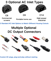 Adaptateur secteur de bureau MYIXI AC/DC 110V/220V vers 12V 15A 180W avec certificats CE/FCC/CB pour fauteuil inclinable