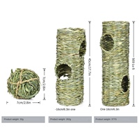 Usine directe solide maison pour animaux différents animaux de compagnie lapin Tunnel poreux Chinchilla Hamster ours doré cochon d'inde hérisson aménagement paysager