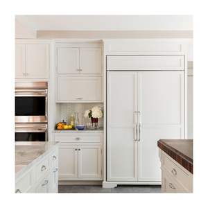 CBMMart <span class=keywords><strong>Blanc</strong></span> Manque Armoires de cuisine modernes Armoire Porte-vaisselle pour armoire de cuisine de cuisine avec portes en verre - Product Image 3