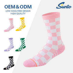 उच्च गुणवत्ता वाले कस्टम महिलाओं के गुलाबी चालक दल अद्वितीय कस्टम लोगो विरोधी पर्ची और आउटडोर खेल के लिए लुभावनी - Product Image 1