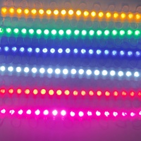 Modules LED haute puissance SMD3030 DC12V 1,5W Blanc chaud à injection latérale pour enseignes lumineuses, homologués CE RoHS, IP67, extérieur, Ra80