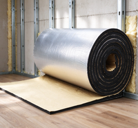 Rouleau de mousse en aluminium auto-adhésif, isolation thermique et acoustique pour toiture, murs et conduits de bâtiments
