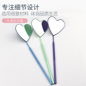 New heart-shaped <b>mirror</b>, large <b>square</b> <b>mirror</b>, eyelash extension <b>mirror</b>, large eyelash inspection <b>mirror</b>, eyelash extension - Product Image 4