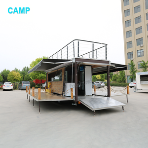 CAMPTRL Remorque de restauration mobile en acier inoxydable, cuisine mobile, remorque de concession, chariot de nourriture pour glaces et hot-dogs - Product Image 4