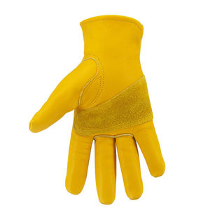 Gants de travail en cuir de haute qualité en gros à bas prix, gants de travail en cuir de vachette pleine fleur en gros - Product Image 3