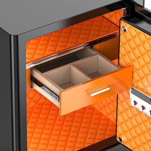 금고 FB 단단한 강철 보석 보관 금고 호텔 디지털 잠금 지문 금고 고급 내화 금고 돈 - Product Image 3