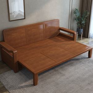 Sofá Cama Plegable Funcional de Diseño Sencillo de Fábrica, Sofá Cama de Madera con Cajones de Almacenamiento para Sala de Estar - Product Image 2