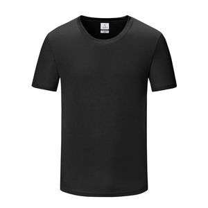 Stok grosir kustom cetak polos polos polos 100 sublimasi 100% poliester putih olahraga Gym lari cepat Dry FIT kaus pria