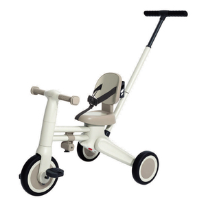 Tricycle <span class=keywords><strong>pour</strong></span> tout-petits, jouet à roulettes avec poignée de poussée parentale, dossier et ceinture de sécurité <span class=keywords><strong>pour</strong></span> les enfants de 2 à 4 ans - Product Image 1