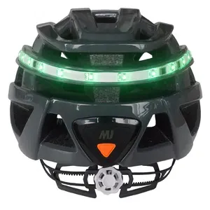 OEM usb החייבת בטיחות רכיבה על אופניים casco led אורות חכם קסדת אופניים עם אור