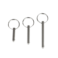 Goupille à dégagement rapide en acier inoxydable 304, 1/4x3/4 pouce, goupille à bille autobloquante, kayak, canot pneumatique, yacht, accessoires de bateau