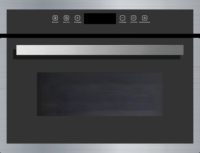 Oven Microwave Built-in 35L dengan Grill, Auto Weight Defrost, Kontrol Sentuh, Menu LCD Display, untuk Rumah Tangga RB45W-1
