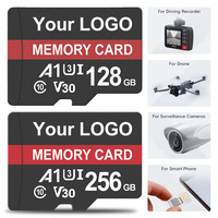 Carte mémoire 32 Go 64 Go 128 Go 256 Go 512 Go 1 To, dispositif de stockage personnalisé pour caméra embarquée, caméra DVR, drone, téléphone, écouteurs, haut-parleur, carte SD