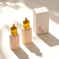 Flacons de parfum et d'huiles essentielles en verre écologiques de luxe de 12 ml avec impression sur écran, options de couleur personnalisées et emballage en boîte