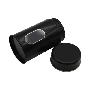 Thực Phẩm Tùy Chỉnh Lớp Đường Muối Hạt Tiêu Kim Loại Container Với PVC Cửa Sổ Thiết Kế Mới Tròn Gia Vị <span class=keywords><strong>Tin</strong></span> <span class=keywords><strong>Box</strong></span> Với Nhựa Bên Trong Bìa - Product Image 3