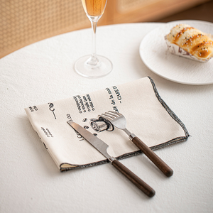 Paños de Cocina de Lino y Algodón Natural Reutilizables y Personalizables, Servilletas de Lujo para Restaurantes, Cafeterías y Pastelerías - Product Image 6