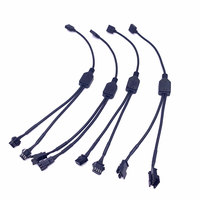 Angitu 3/4Pin 1 إلى 1/2/3/4/5xSM إلى RGB 3Pin 4Pin شريط LED ، لوحة الأم محول التحكم في الضوء