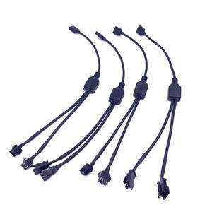 Angitu 3/4Pin 1ถึง1/2/3/4/5xSM กับ RGB 4Pin 3Pin แถบอะแดปเตอร์สายเมนบอร์ดอะแดปเตอร์ควบคุมแสง - Product Image 1
