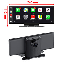 Autoradio Android 4k 10.26 pouces écran tactile dans le tableau de bord Navigation GPS Autoradio avec lecteur DVD de voiture BT