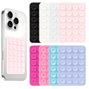 Support de téléphone portable à ventouse double face en silicone résistant à l'usure avec ventouse fixe en caoutchouc - Product Image 1