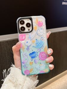 Per 17 Pro Max custodia per PC <span class=keywords><strong>Cover</strong></span> portafoglio di qualità ufficiale impermeabile antiurto placcato telefoni cellulari personalizzati - Product Image 4