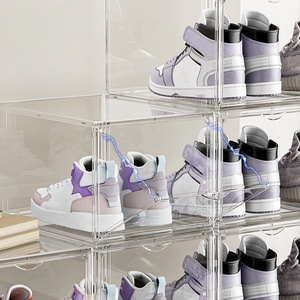 Contenedor Organizador de Zapatos <span class=keywords><strong>Grande</strong></span>, Transparente y Apilable de Plástico - Product Image 5