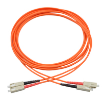 Cordon de raccordement fibre optique WANCHUANG&OEM 1m sans fil LAN multimode duplex LC UPC OM3 3.0mm MM FTTH/FTTB/CATV Garantie 3 ans
