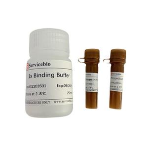<span class=keywords><strong>Annexin</strong></span> <span class=keywords><strong>V</strong></span>-<span class=keywords><strong>FITC</strong></span> PI cep apoptoz algılama kiti floresan mikroskop için - Product Image 1