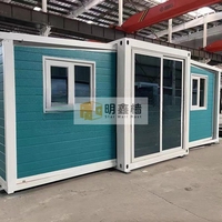 Mxq Maison Modulaire Préfabriquée Pliable et Extensible de 20/40 pieds, Conteneur Mobile, Design Moderne, Couleurs Personnalisables, à Vendre