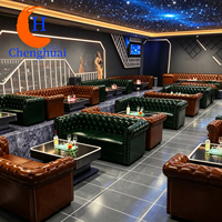 Meubles de luxe Chesterfield Club Booth Sièges Hôtel Restaurant Intérieur Moderne Bar Booth Sofa