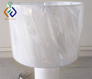 Comodità locanda sorgere e brillare camera da letto accanto a luci Hotel lampade da tavolo Decorative in resina <span class=keywords><strong>marrone</strong></span> rosso con <span class=keywords><strong>paralume</strong></span> in lino - Product Image 4