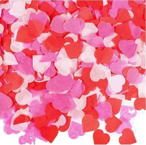 Coriandoli a Forma di Cuore 10g, Piccoli Cuori Decorativi per San Valentino, Matrimoni, Compleanni e Anniversari - Product Image 1