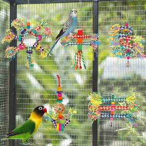 Vogel Versnipperen Foerageerspeelgoed Ophangen Parkietspeelgoed, Vogel Kauwspeelgoed Voor Conures,Budgies, Cavia Hondenkennel - Product Image 5