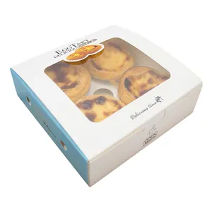 Lebensmittel qualität Geburtstags geschenk Folie Matt Laminierung Robuster Karton Schokoladen kuchen Verpackungs box Für Donuts Butter Italienisches Tiramisu