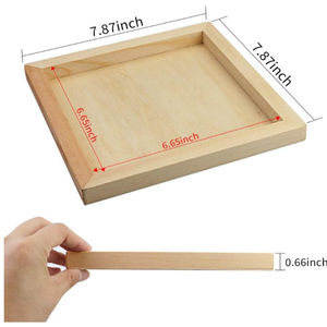 <strong>Wood</strong> <strong>Panel</strong> Boards, <strong>Unfinished</strong> Wooden Canvas <strong>Panels</strong> Boards for Painting, Drawing, Canvas. DIY Crafts Projects, Arts Use with Oils - Product Image 3