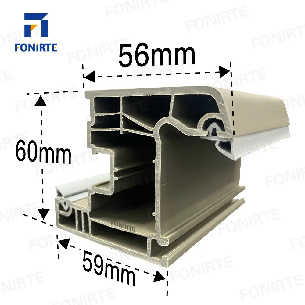 折り畳み式ドアupvcプロファイル白色プラスチックプロファイルPVCスライディングウィンドウupvc窓ドア生産ライン