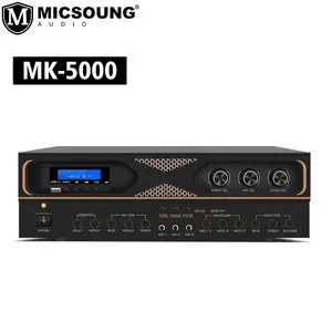 MK-5000 профессиональный мощный цифровой Караоке-усилитель DJ динамик для диско-бара клубного домашнего театра