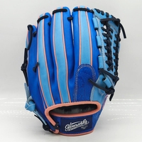 Gant de baseball et de softball en cuir pleine fleur, logo personnalisé OEM, série professionnelle, entraînement intérieur/extérieur, cuir durable.