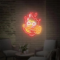 Les fabricants transfrontaliers vendent des néons à LED, des lumières d'anime de dessin animé, des lumières décoratives créatives murales pour chambre d'enfants