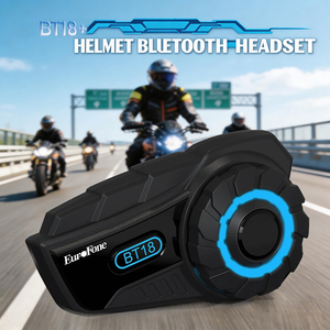 Auriculares Inalámbricos para Casco de Ciclismo con Intercomunicador para 6 Personas, Radio FM, Llamadas <span class=keywords><strong>Bluetooth</strong></span> con Manos Libres, Auriculares para Ciclismo y Esquí - Product Image 1
