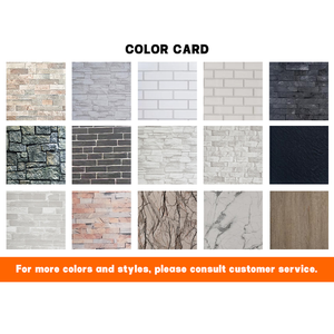 2025 Panel de pared de <span class=keywords><strong>ladrillo</strong></span> de piedra de <span class=keywords><strong>imitación</strong></span> de <span class=keywords><strong>PVC</strong></span> impermeable de alta calidad - Product Image 4