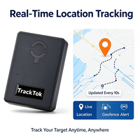 Traceur GPS sans fil 4G TrackTok avec support magnétique, batterie rechargeable 20000 mAh, localisation en temps réel et surveillance audio pour véhicules et actifs