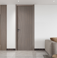 Puertas de Madera Personalizadas al por Mayor, Puertas Interiores de Madera de Lujo, Puertas Interiores de Madera Real, Puertas y Ventanas de Madera para el Hogar, Soporte OEM