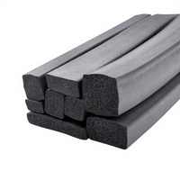 Bande d'étanchéité en mousse EPDM profil carré pour armoire de moteur, joint de porte, caoutchouc de qualité marine résistant au vieillissement, modèle de façonnage personnalisé JX-6598