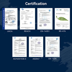 <span class=keywords><strong>Porte</strong></span> intérieure pré-montée en bois massif, étanche, style Shaker, panneau noir mat, double battant, pour salle de bain et rénovation de villa - Product Image 6