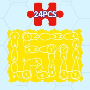 MILI 24 pièces Ensemble de rails de véhicule électrique d'aventure DIY, <span class=keywords><strong>circuit</strong></span> de glisse en plastique, puzzle de logique, jouets amusants à assembler pour enfants - Product Image 5