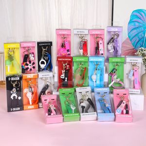 Llavero de G-DRAGON, <span class=keywords><strong>IVE</strong></span>, TWICE, ZB1, Accesorios KPOP, StrayKids, Babymonster, ATEEZ, Light Stick 3D de Silicona Suave y Duradera de 5.5CM, Cobre - Product Image 2