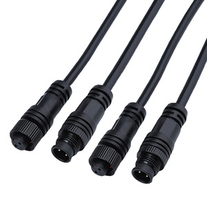 Skkeco M12 Waterproof Connector 2-Core Male Female <b>Plug</b> <b>In</b> Cable For Led Outdoor <b>Lighting</b> Equipment - Product Image 2